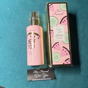 Too Faced Watermelon Dew You Fresh Glow Setting Spray New in Box